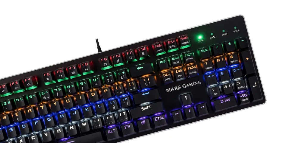 Mars Gaming MK4 MK4RPORTU Mekanik RGB Oyuncu Klavyesi Thumbnail 10