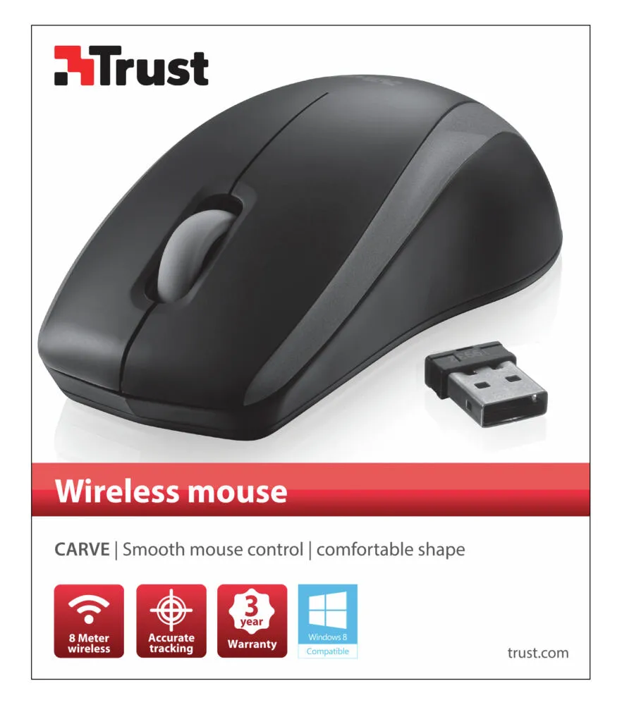 Trust Carve 19932 Kablosuz Mouse Thumbnail 8