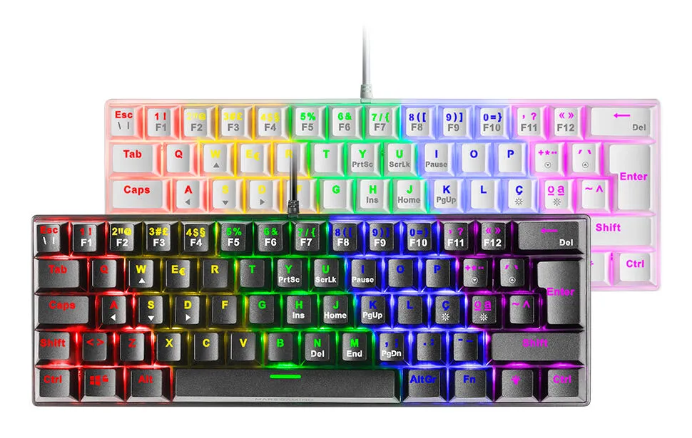 Mars Gaming MK60 MK60BPT Mekanik RGB Oyuncu Klavyesi Thumbnail 3