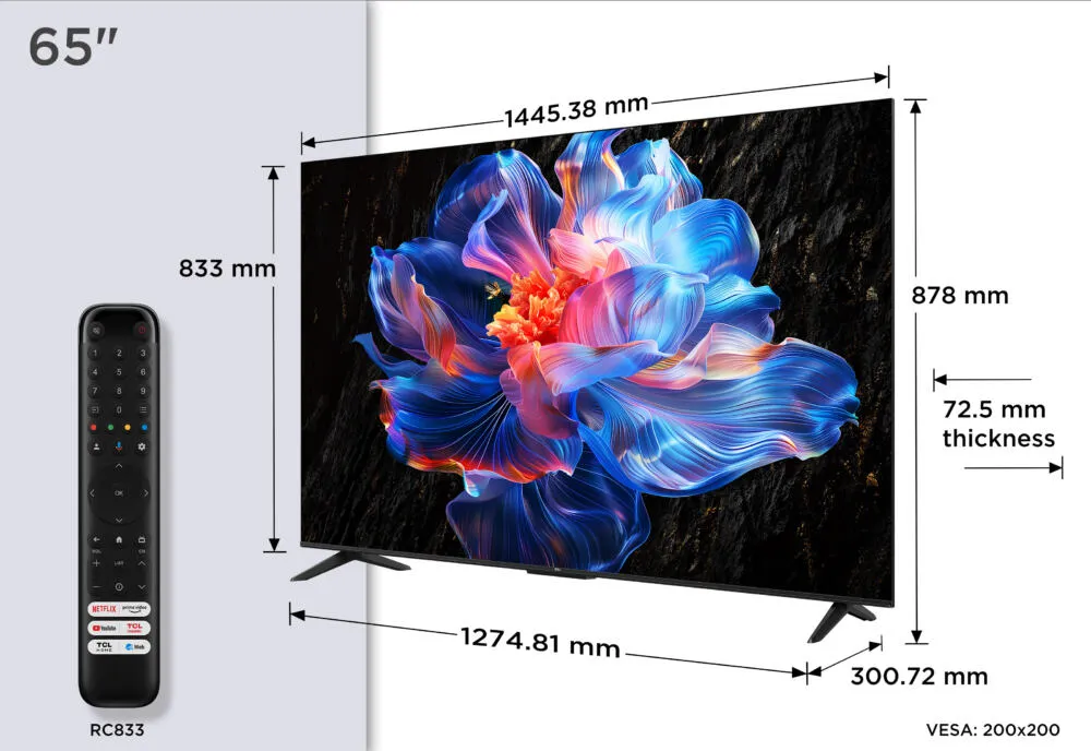 TCL 65P69K 65 inç 4K Ultra HD TV Thumbnail 6