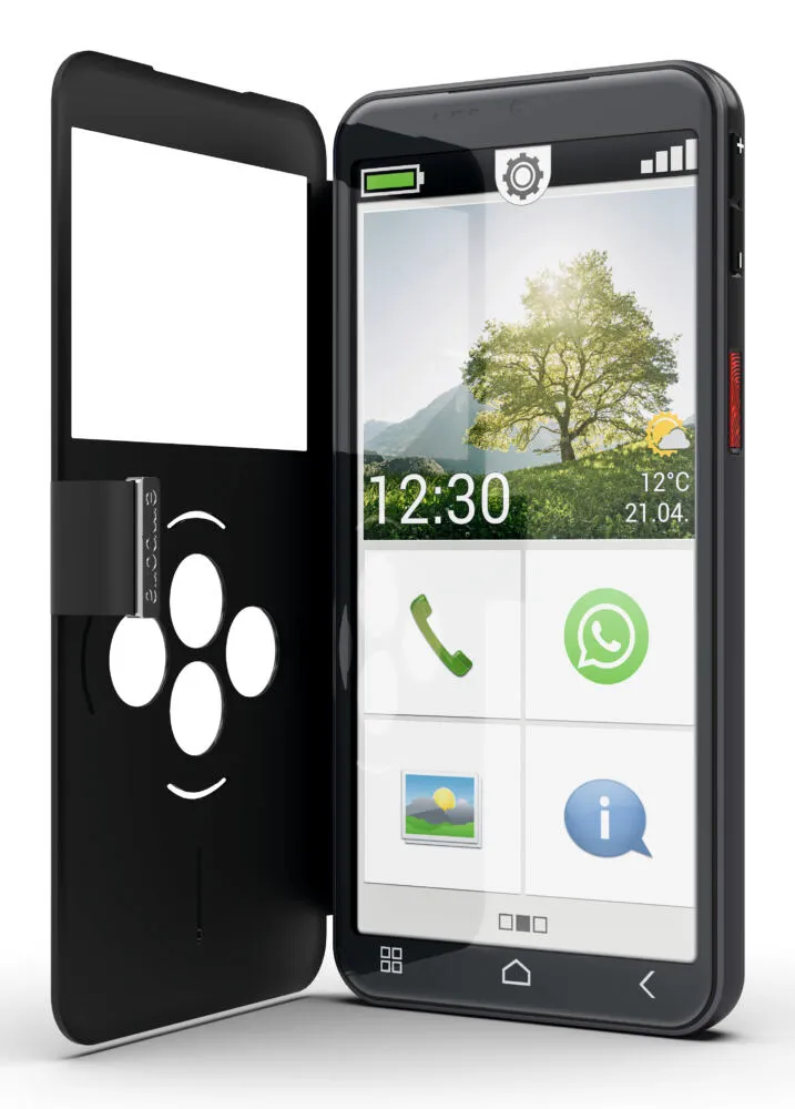 Emporia emporiaSMART.7lite E7LT.V1.BK.01 128 GB 6 GB RAM Siyah Akıllı Telefon Thumbnail 1