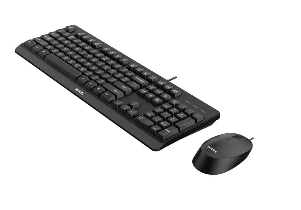 Philips 2000 series SPT6207BL/77 Fare dahil Evrensel USB Siyah Klavye Thumbnail 3