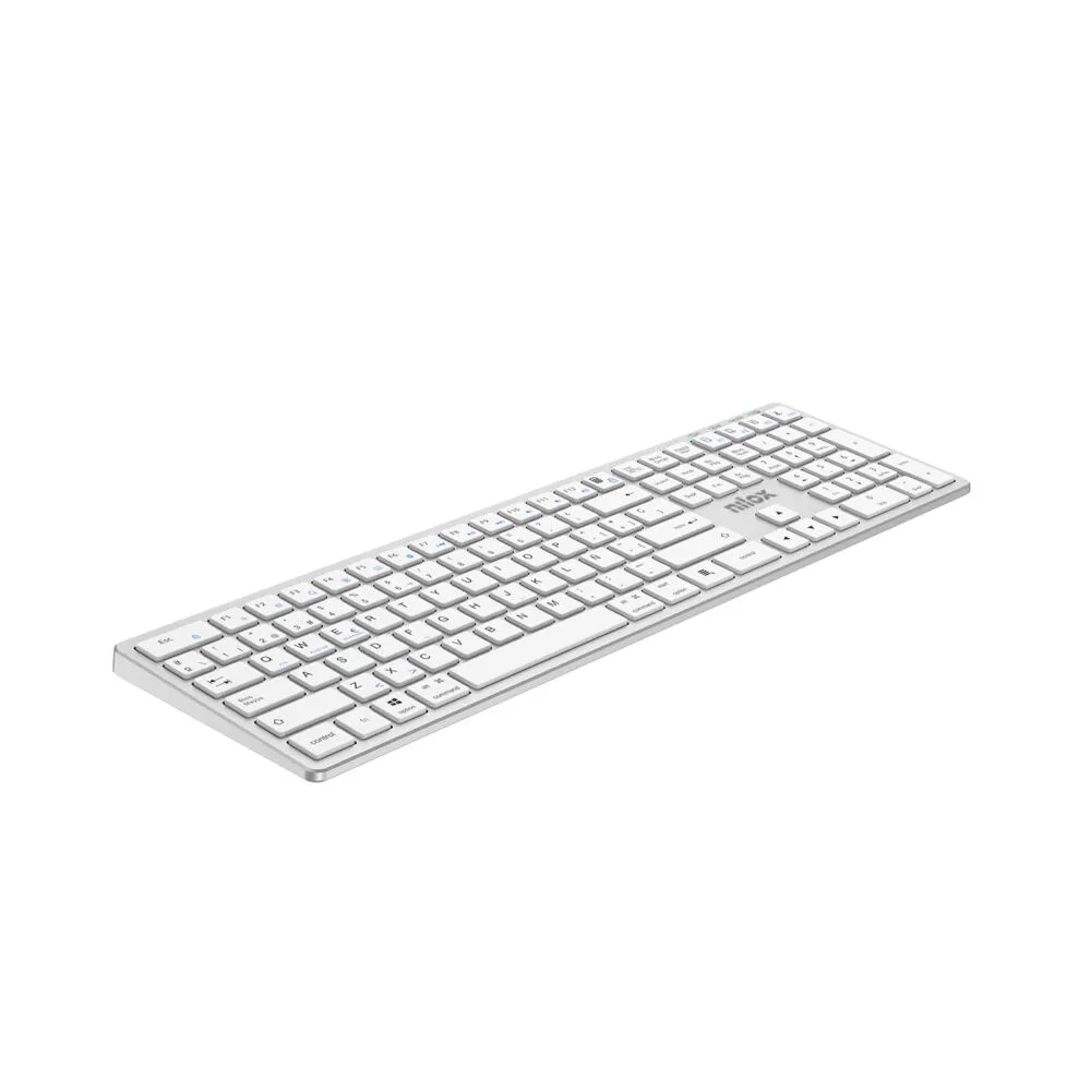 Nilox TECLADO PRO WIRELESS SILVER ESPANOL NXKBW01S Klavye Thumbnail 6