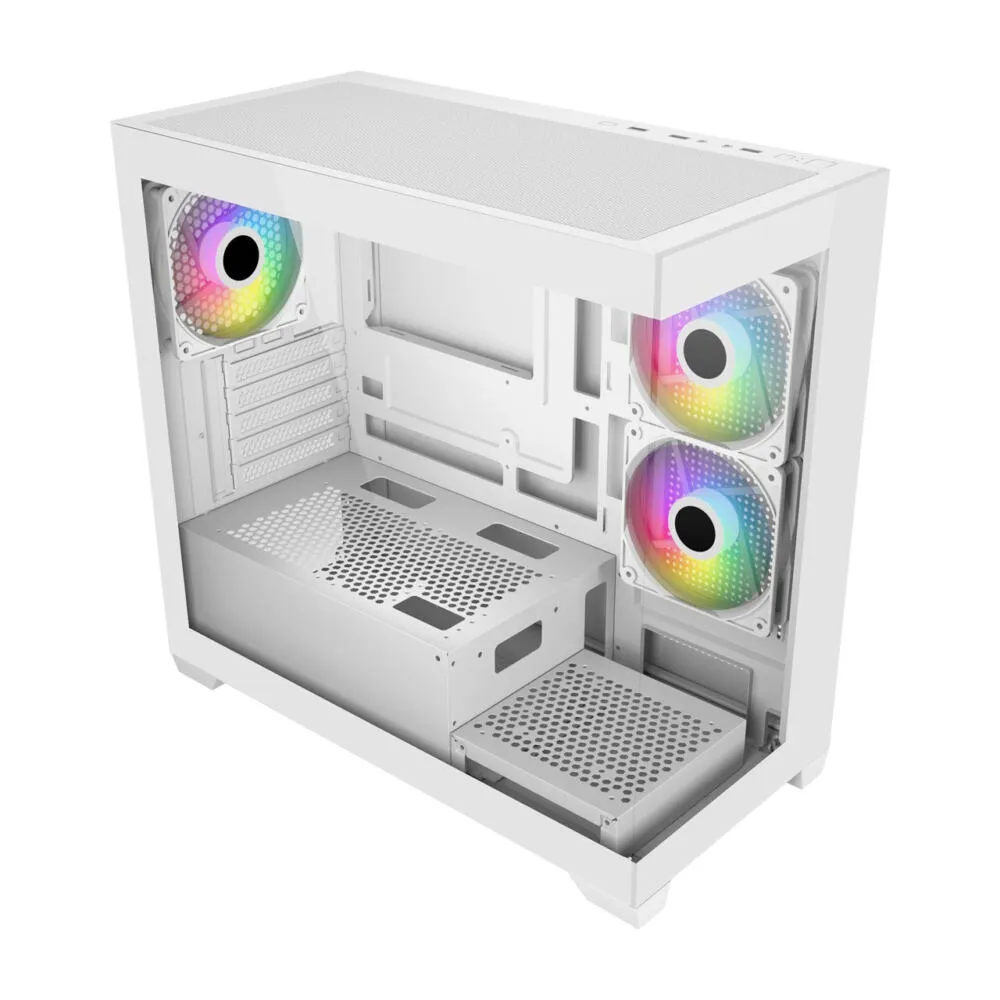 FSP S340-WA bilgisayar muhafazası Midi Dikey (Tower) Beyaz Kas