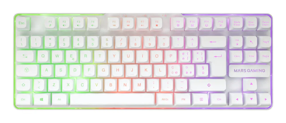 Mars Gaming MCPWTKLWIT RGB Kablosuz Oyuncu Klavyesi Thumbnail 5