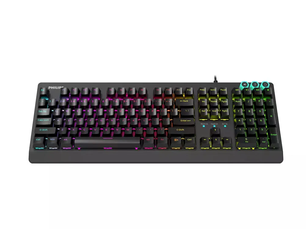 Philips SPK8307BCR/93 Mekanik RGB Oyuncu Klavyesi Thumbnail 6
