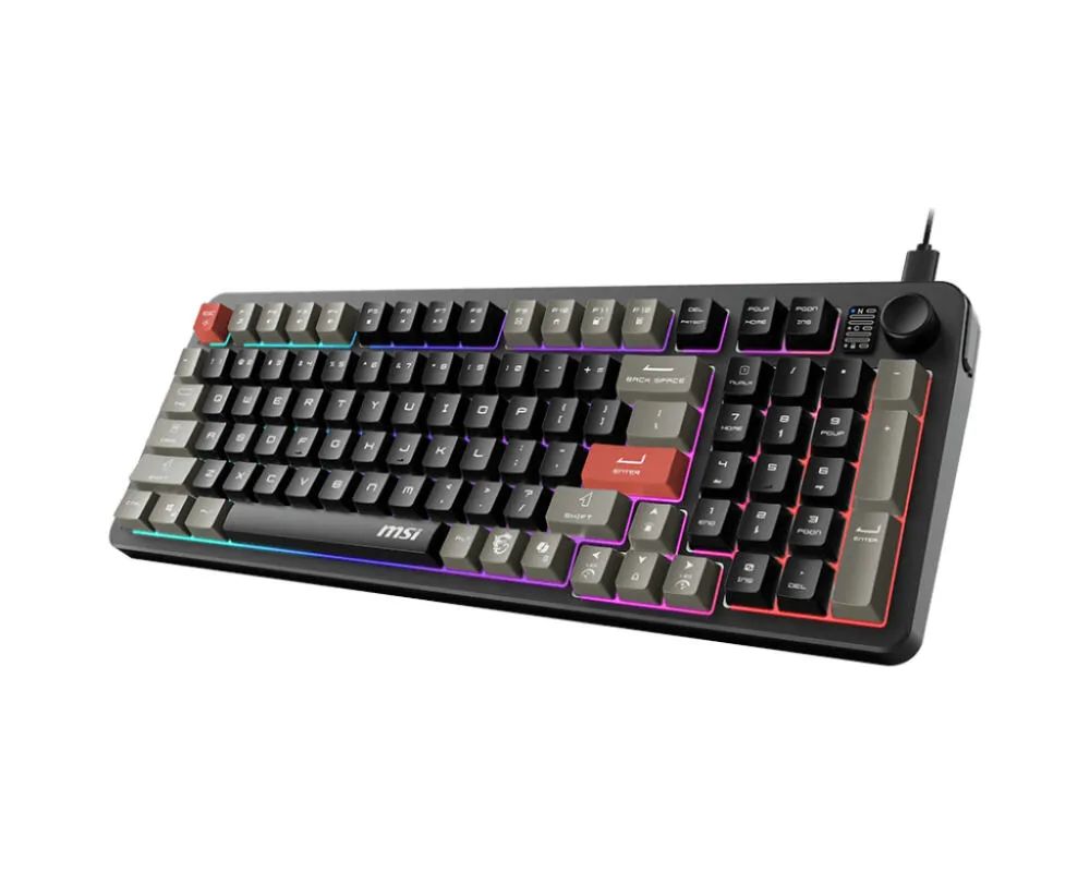 MSI FORGE GK110 US RGB Oyuncu Klavyesi Thumbnail 3