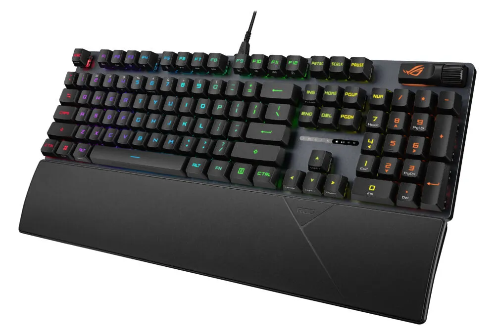 ASUS ROG Strix Scope II RX Oyun USB QWERTY Siyah Klavye Thumbnail 4