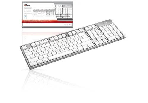 Trust Slimline Aluminium Keyboard for Mac IT 15948 Klavye Thumbnail 5