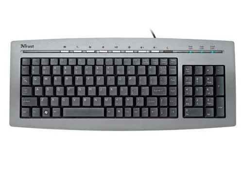 Trust Slimline Keyboard KB-1400S IT 14228 Klavye Thumbnail 5