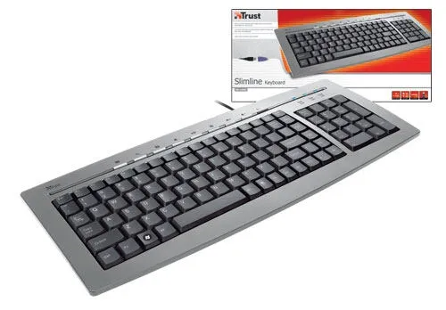 Trust Slimline Keyboard KB-1400S IT 14228 Klavye Thumbnail 7