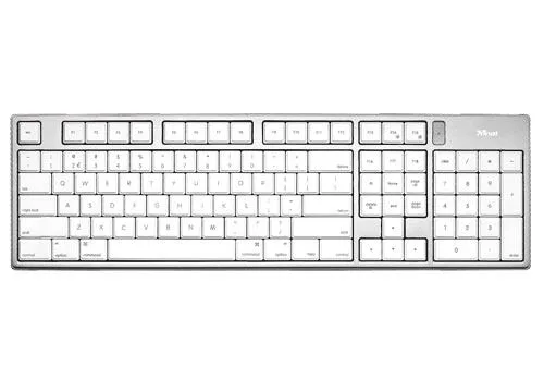 Trust Slimline Aluminium Keyboard for Mac FR 15947 Klavye Thumbnail 4