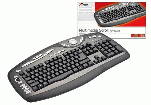 Trust Multimedia Scroll Keyboard KB-2200, TR 15043 Klavye Thumbnail 2