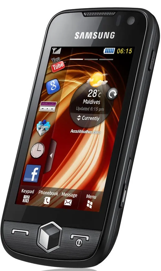 Samsung S8000 - IFA 7,87 cm (3.1") Bada 1080 mAh Siyah Akıllı Telefon Thumbnail 1
