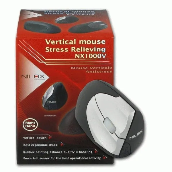 Nilox NX-1000V 10NXMP08VE001 1600 DPI Optik Mouse Thumbnail 2