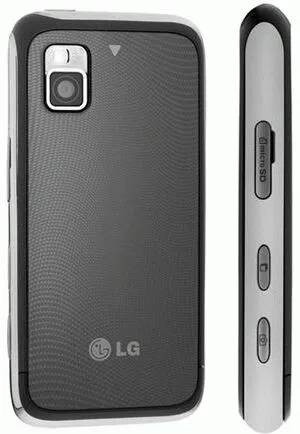 LG GM750 7,62 cm (3") Siyah Akıllı Telefon Thumbnail 1