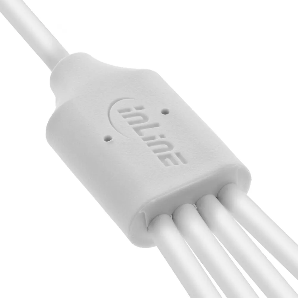 InLine 35146W USB A to 4 x USB-C (0,5 m) USB Kablosu USB Kabloları Thumbnail 1