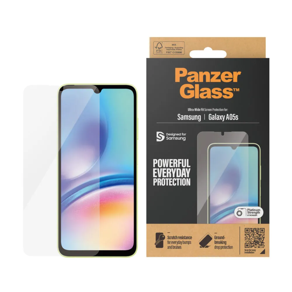 PanzerGlass® Screen Protector Samsung Galaxy A05s | Ultra-Wide Fit 7343 Thumbnail 1