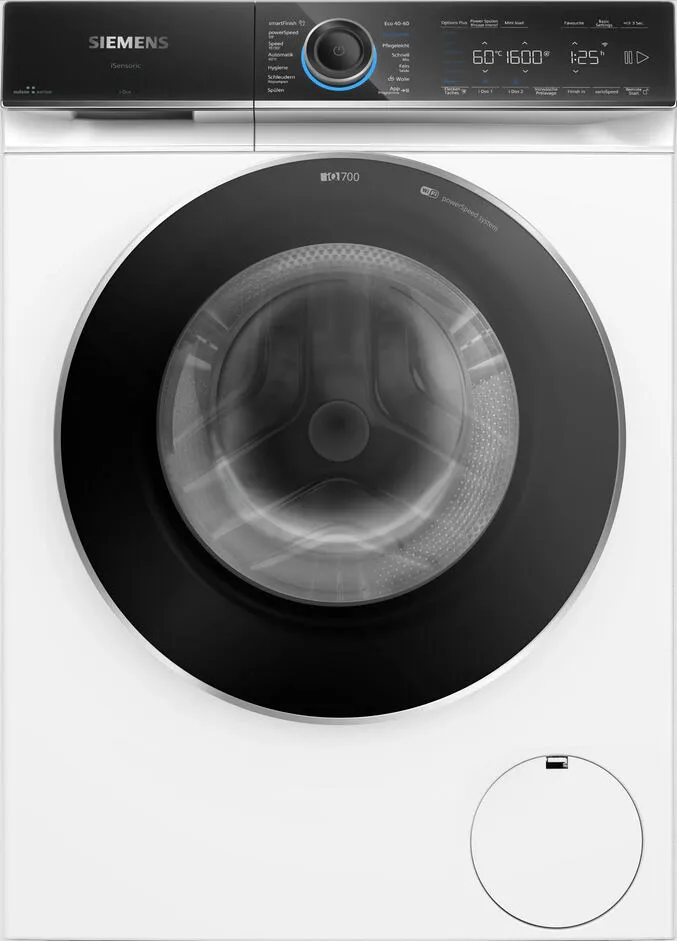 Siemens iQ700 WG56B2A4CH çamaşır makinesi Önden yüklemeli 10 kg 1509 RPM Beyaz Çamaşır Makineleri