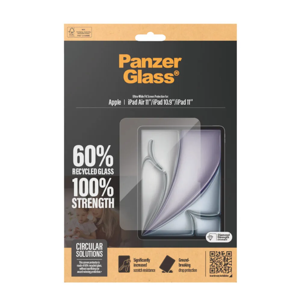 PanzerGlass® Screen Protector iPad Air 11'' (2024-2026) | iPad 11'' (2025) | iPad 10.9'' (2022) | Ultra-Wide Fit 2833 Thumbnail 3