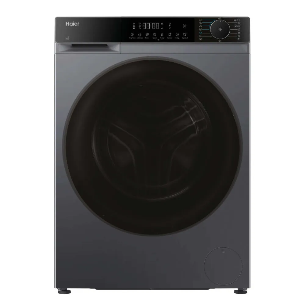 Haier HWD80-BP14357GTU1 çamaşır kurutma makinesi Solo Önden yüklemeli Antrasit Kurutmalı Çamaşır Makinesi