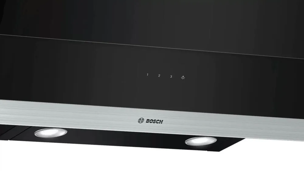 Bosch Serie 2 DWK065G60B ocak bacası Duvara monteli Siyah 593 m³/Saat Thumbnail 3