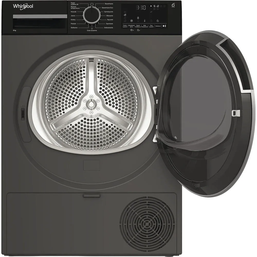 Whirlpool MX WSD 83M GBS PL kurutucu Solo Önden yüklemeli 8 kg Grafit Thumbnail 6