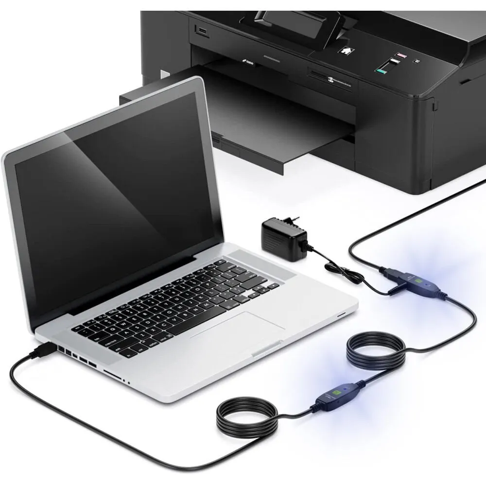 Techly ICUR30200 USB A to USB A (20 m) USB Kablosu Thumbnail 3