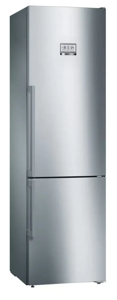 Bosch Serie 8 KGF39PI3P donduruculu buz dolabı Solo 343 l Paslanmaz çelik Buzdolabı