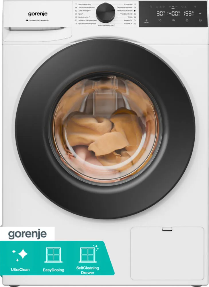 Gorenje W5G4S84AP2 çamaşır makinesi Önden yüklemeli 8 kg 1400 RPM Beyaz Çamaşır Makineleri