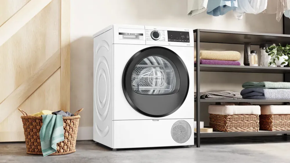 Bosch WQG233D0II kurutucu Solo Önden yüklemeli 8 kg Beyaz Thumbnail 3