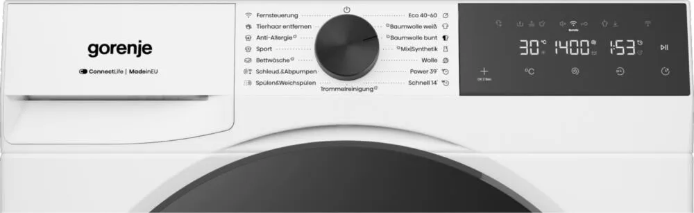 Gorenje WGAM484A çamaşır makinesi Önden yüklemeli 8 kg 1400 RPM Beyaz Thumbnail 4