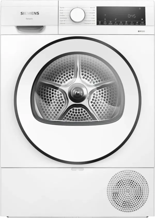 Siemens iQ500 WQ42G20LDN kurutucu Solo Önden yüklemeli 9 kg Beyaz Kurutma Makinesi