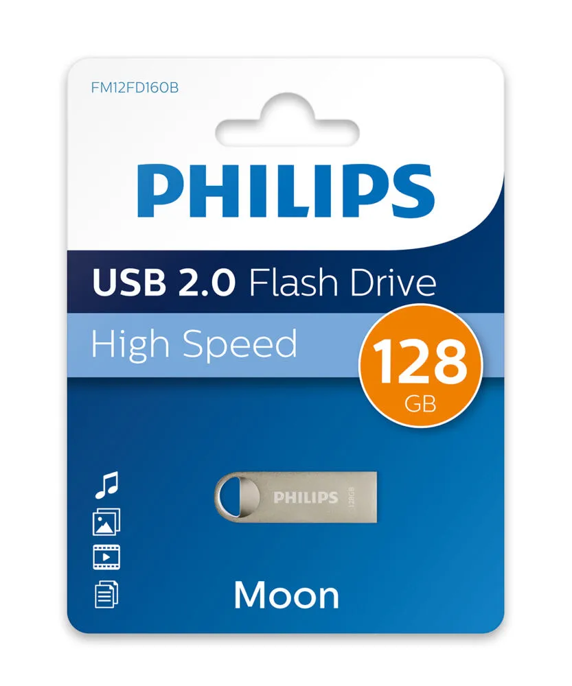 Philips Moon edition FM12FD160B/00 128 GB USB 2.0 Flash Bellek Thumbnail 1