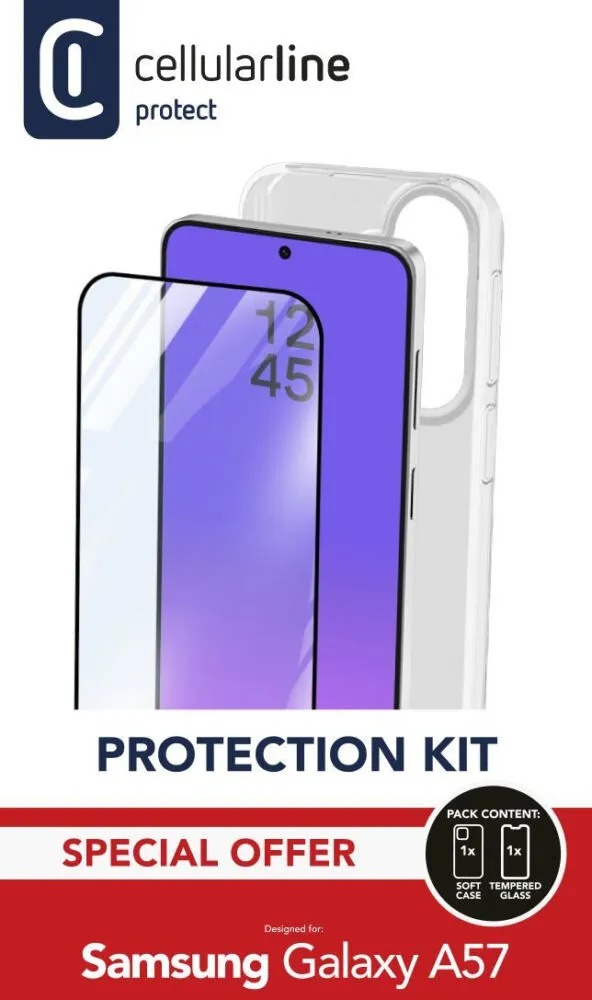 Cellularline PROTKITGALA57T Cep telefonu kılıfı Kapak Transparan Thumbnail 1