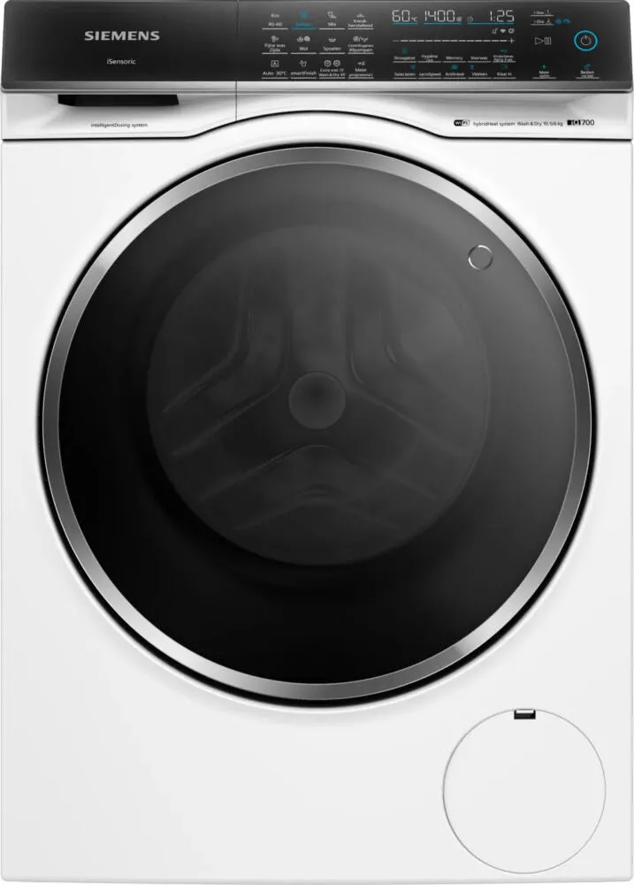 Siemens iQ700 WN54C2A0NL çamaşır kurutma makinesi Solo Önden yüklemeli Beyaz Kurutmalı Çamaşır Makinesi