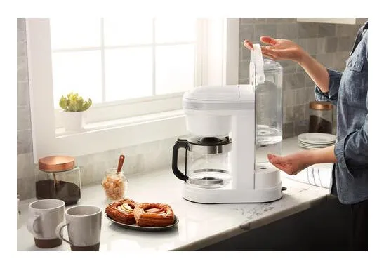 KitchenAid 5KCM1208EWH 859711688890 Yarı Otomatik 1.7 L Filtre Kahve Makinesi Thumbnail 6