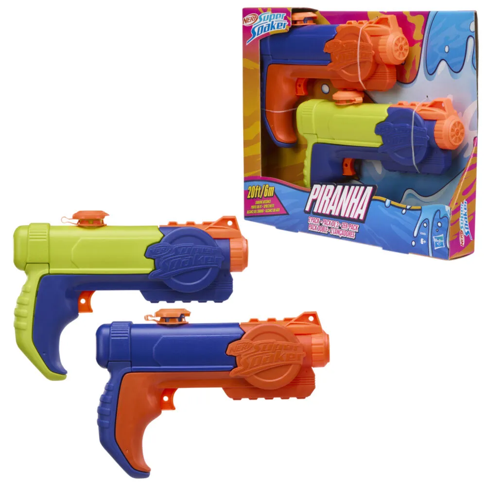 Nerf Super Soaker Pirana 2'li Paket Thumbnail 2
