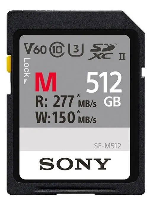 Sony SFM512.SYM hafıza kartı 512 GB SDXC UHS-II Sınıf 10