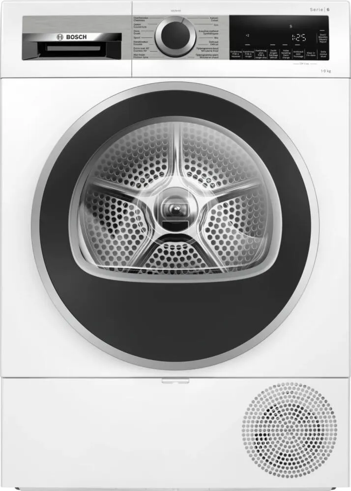 Bosch Serie 6 WQG2420WFG kurutucu Solo Önden yüklemeli 9 kg Beyaz Kurutma Makinesi