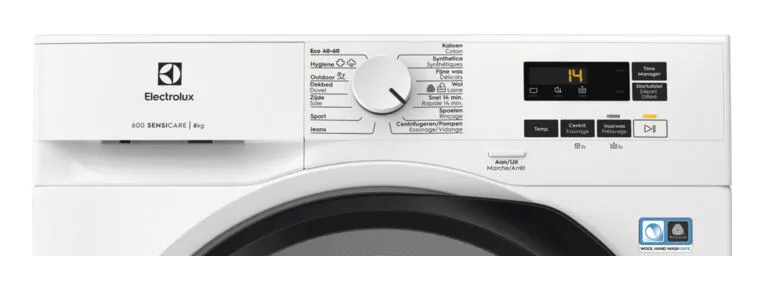 Electrolux SensiCare 600 EFI61X84G çamaşır makinesi Önden yüklemeli 8 kg 1351 RPM Beyaz Thumbnail 1