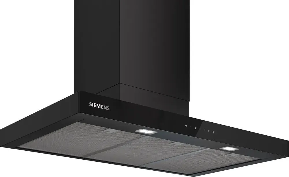 Siemens LC97BDN60 ocak bacası Duvara monteli Siyah 699 m³/Saat Davlumbaz ve Aspiratö