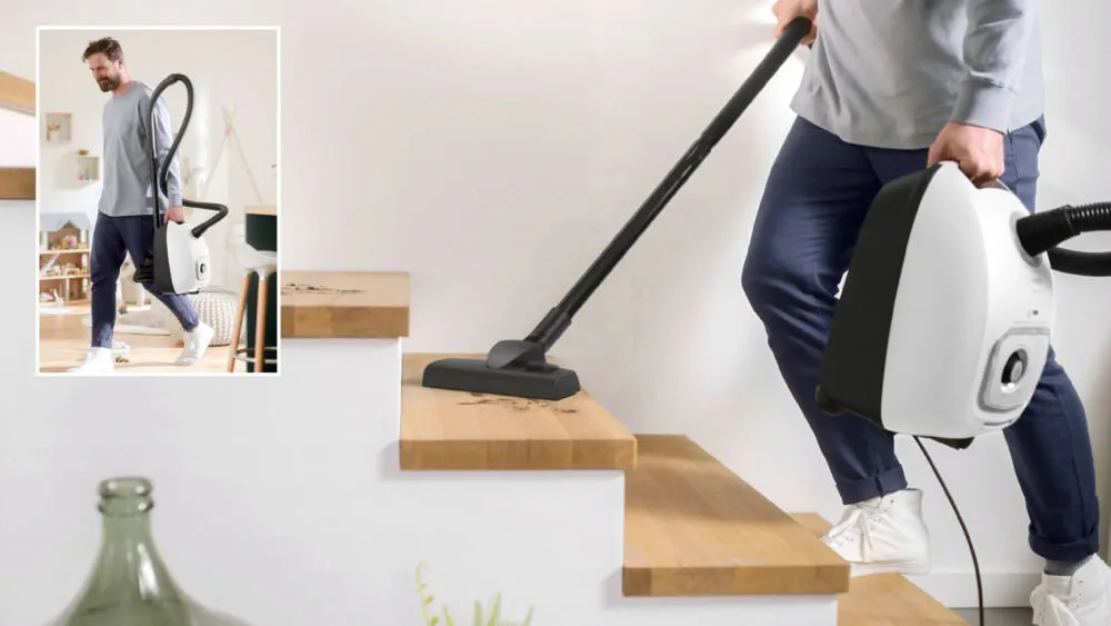 Bosch BGB41WH1 elektrik süpürgesi 4 l Silindir vakum Kuru 600 W Toz torbası Thumbnail 5