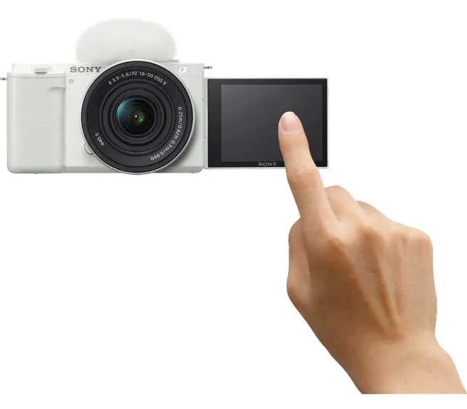 Sony α ZV-E10 + 16-50mm Zoom MILC 24,2 MP CMOS 6000 x 4000 Piksel Siyah Thumbnail 2