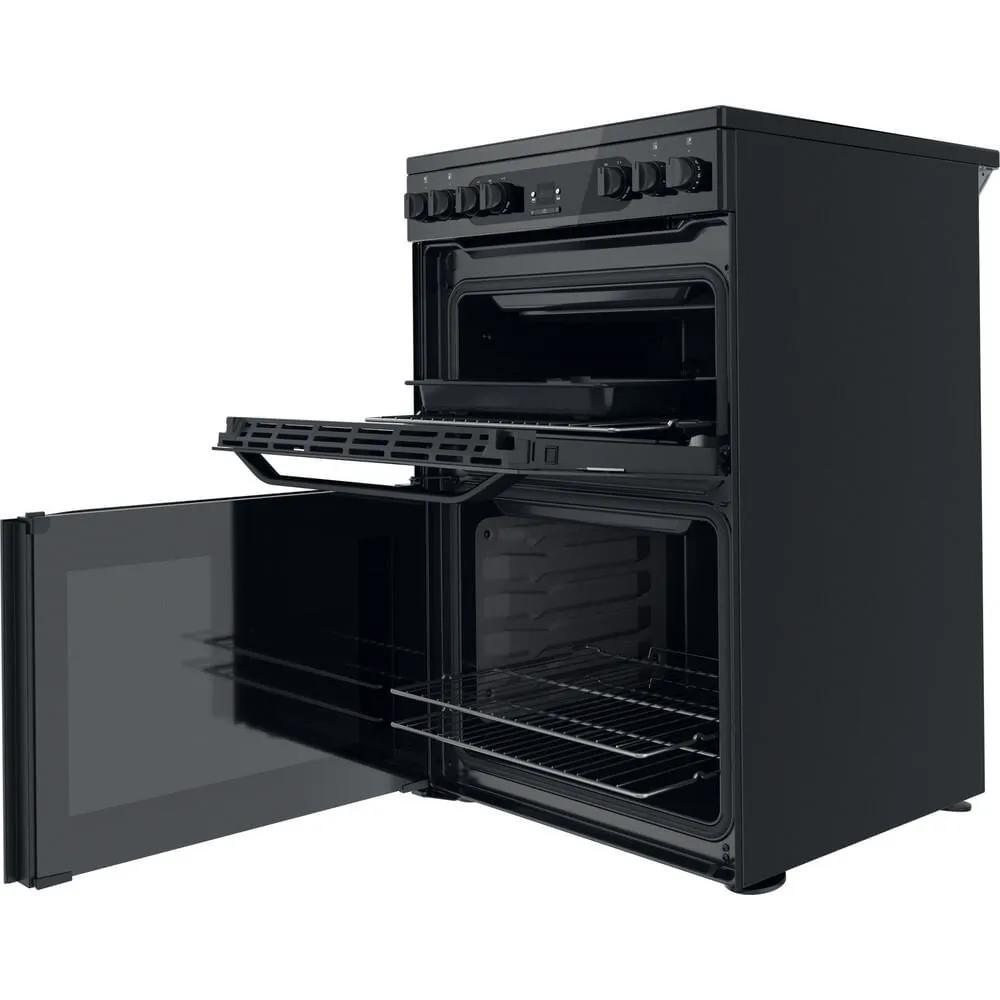 Hotpoint HDM67V92HCB/UK 869991593110 Bağımsız ocak Ocaklı Fırın Thumbnail 5