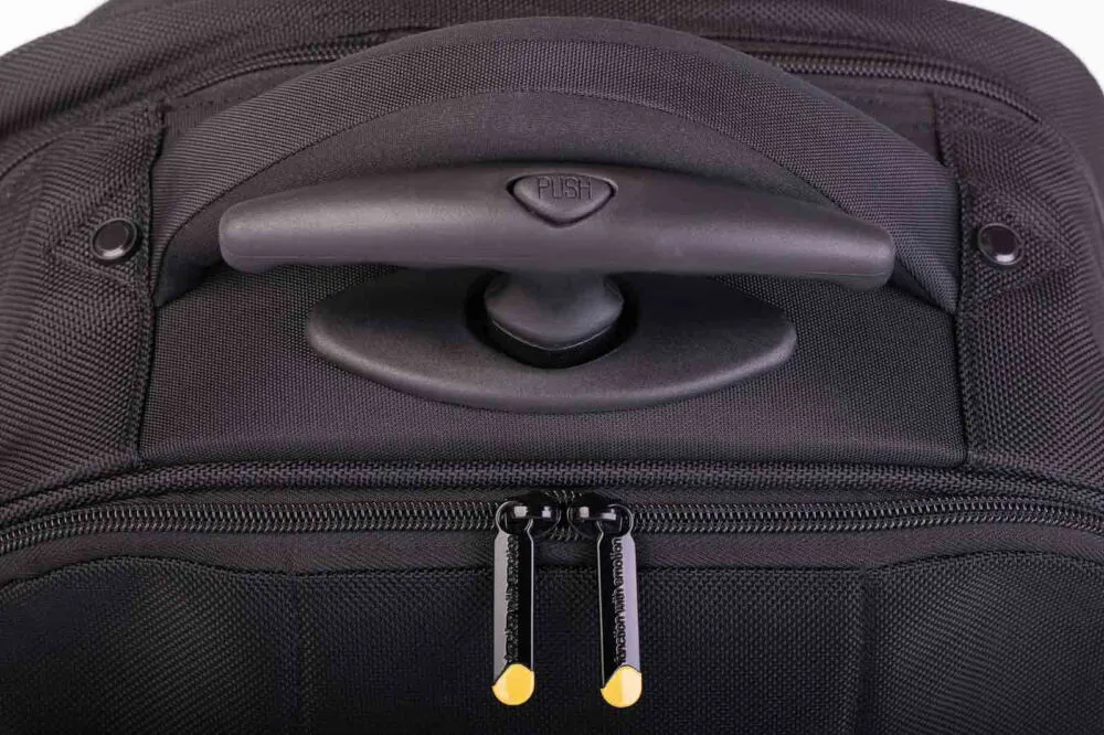 Techair TAN3710V4E laptop çantası & kılıfı 40,6 cm (16") Tekerlekli çanta Siyah Thumbnail 4