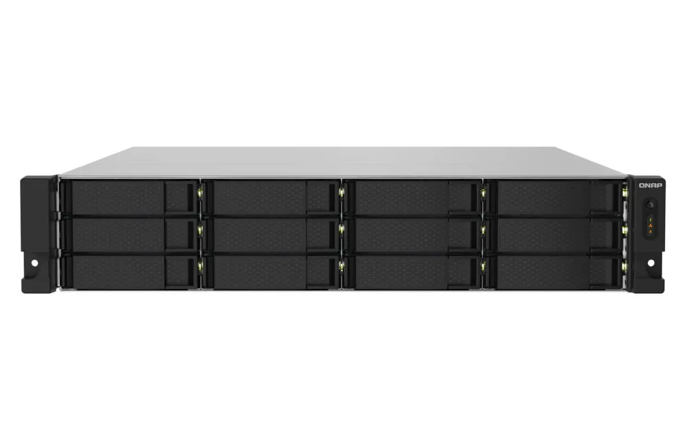 QNAP TS-1232PXU-RP NAS Yatay (2U) Annapurna Labs Alpine AL-324 4 GB DDR4 192 TB HDD QNAP Turbo System Siyah