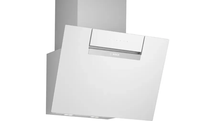 Bosch DWK67FN20 ocak bacası Duvara monteli Beyaz 431 m³/Saat Davlumbaz ve Aspiratö