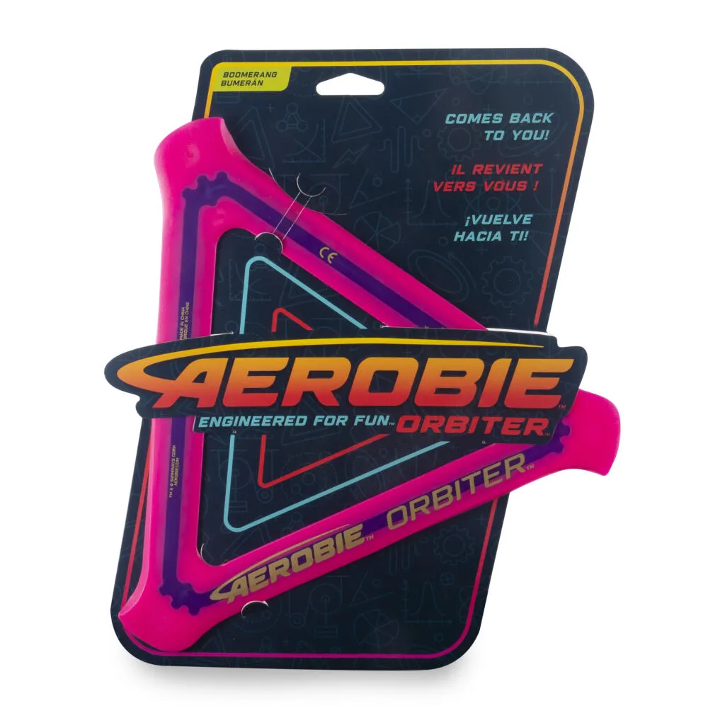 Spin Master Aerobie ARB RNG Orbiter BoomerangYellow NP GML 6061533 Thumbnail 12