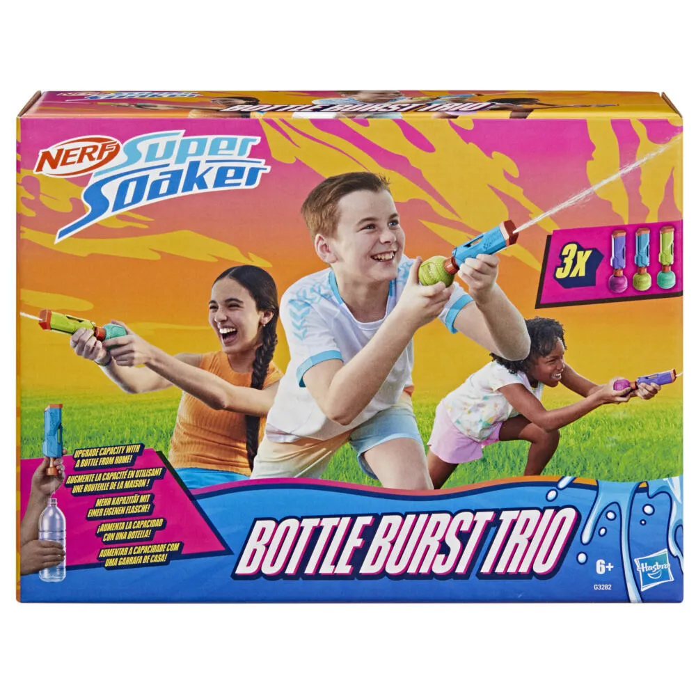 Nerf Super Soaker Bottle Burst Trio Oyuncak Silah